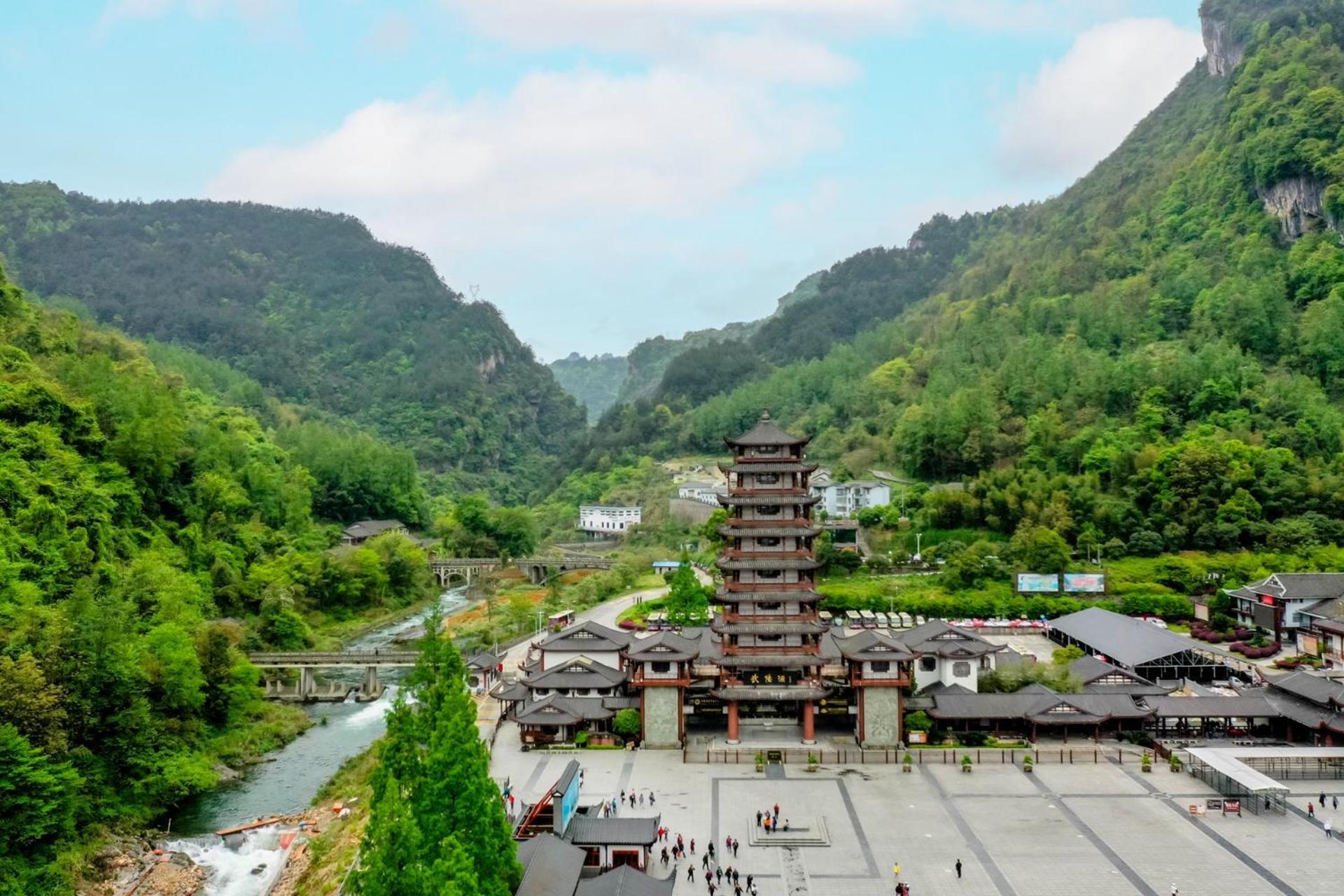 Mountain View Guesthouse Zhangjiajie Dış mekan fotoğraf
