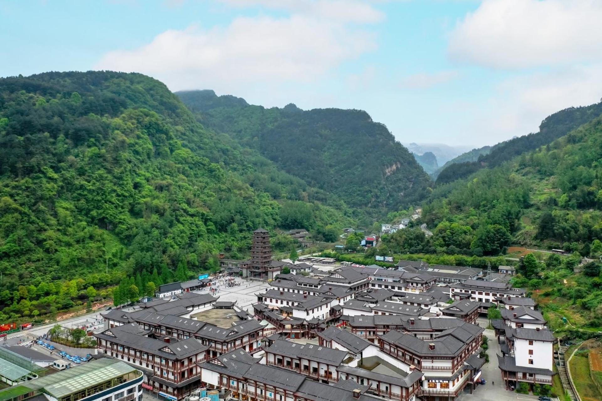 Mountain View Guesthouse Zhangjiajie Dış mekan fotoğraf