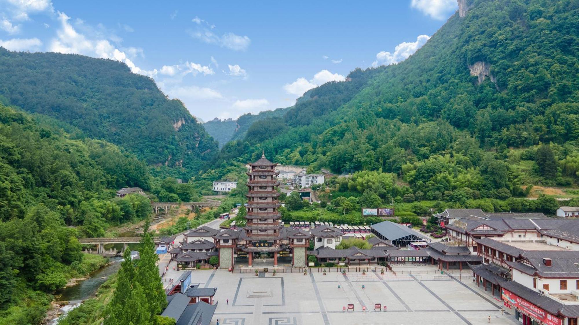 Mountain View Guesthouse Zhangjiajie Dış mekan fotoğraf